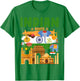 India Flag Outfit Idea For Kids With Elephant & Indian Roots T-Shirt - T-Shirt | Irish Green