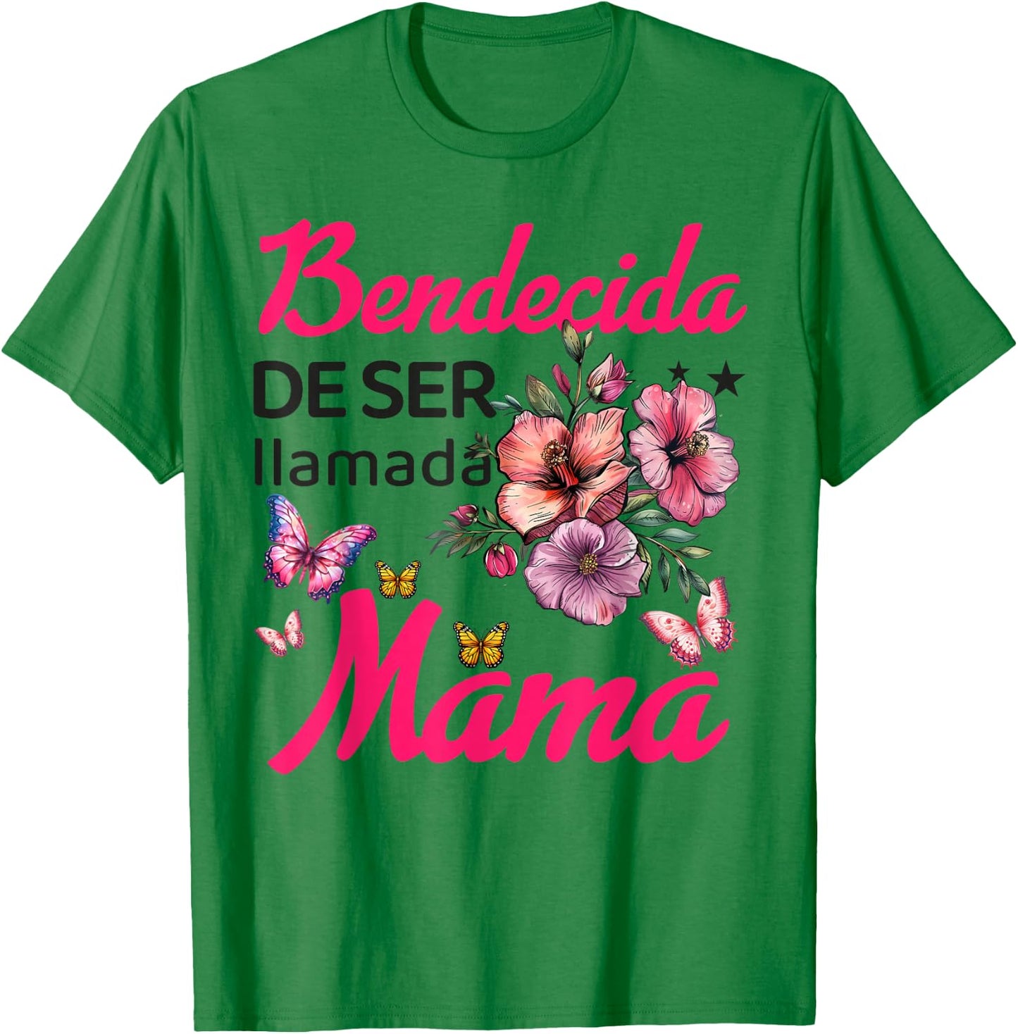 Dia De Las Madre Regalos Para Mama Espanol Camiseta T-Shirt - T-Shirt | Irish Green