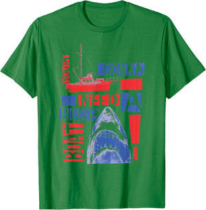 Jaws You're Gonna Need a Bigger Boat T-Shirt - T-Shirt | Irish Green