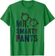 Funny Little MR SMARTY PANTS Last 100 Days School My Smartie T-Shirt - T-Shirt | Irish Green