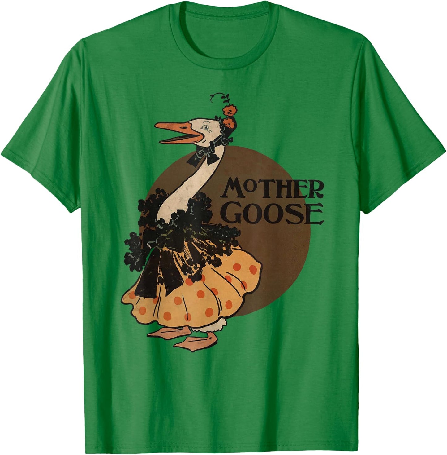 Mother Goose Story Cover, for Mothers Day T-Shirt - T-Shirt | Irish Green