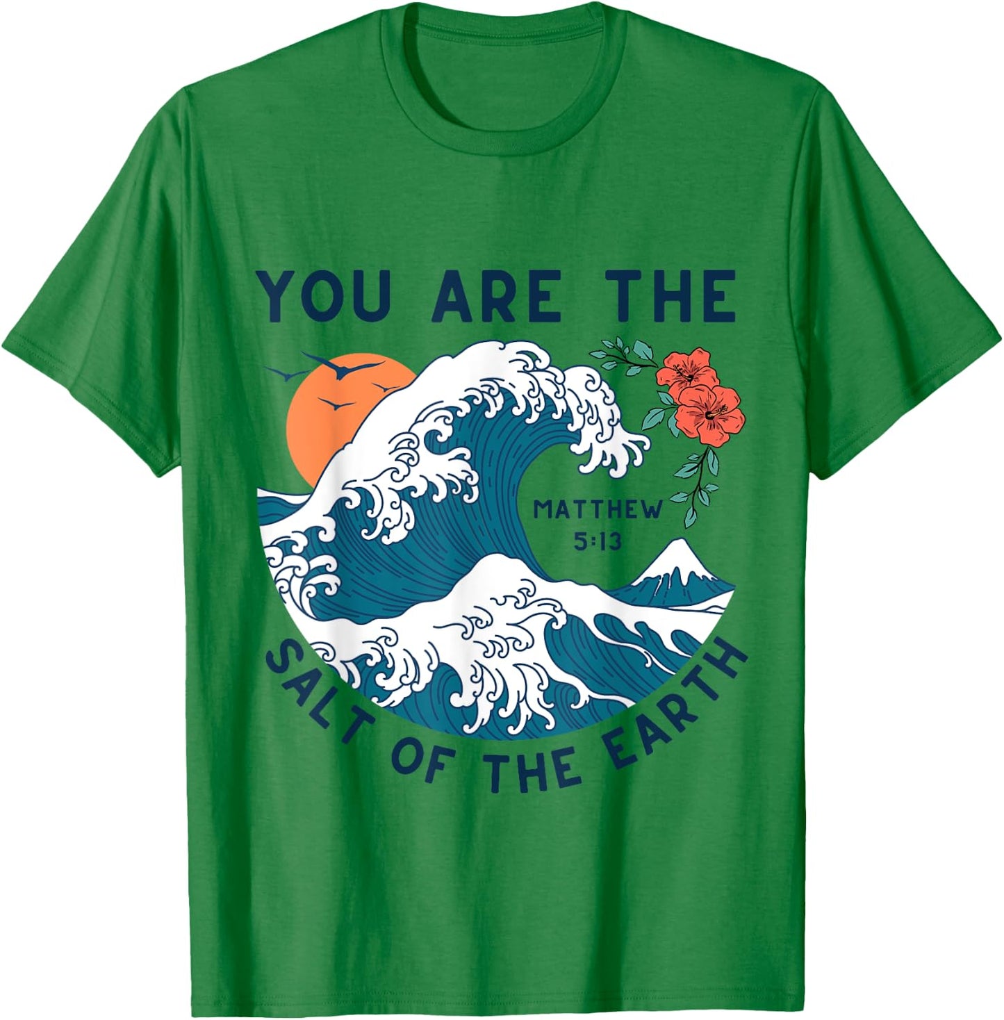 Salt of the Earth Inspirational Christian Bible Verse Retro T-Shirt - T-Shirt | Irish Green