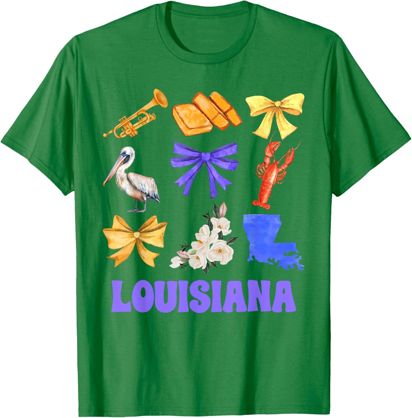 Louisiana State Meet Me In Louisiana Travel Trip Louisiana T-Shirt - T-Shirt | Irish Green