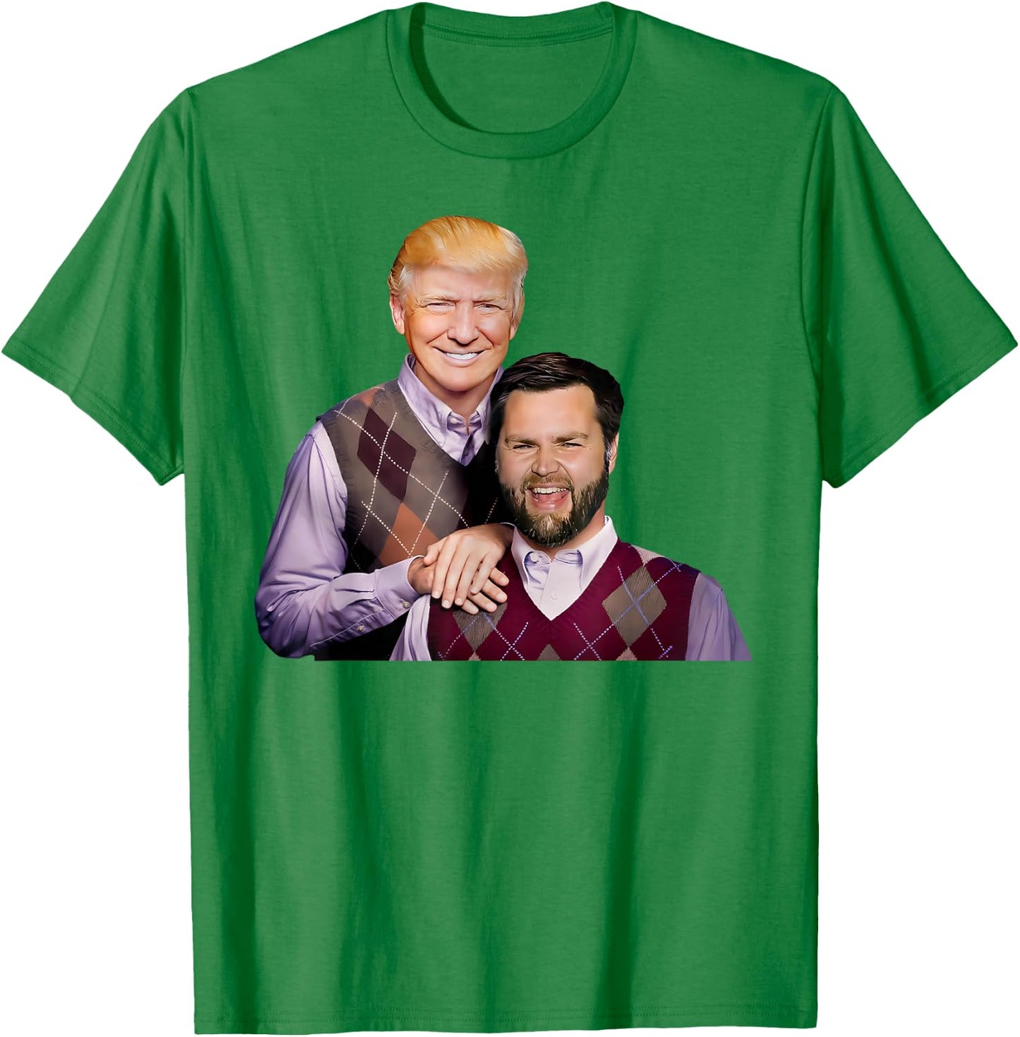 Trump Vance 2024 Brothers Funny Parody Shirt Bros T-Shirt - T-Shirt | Irish Green