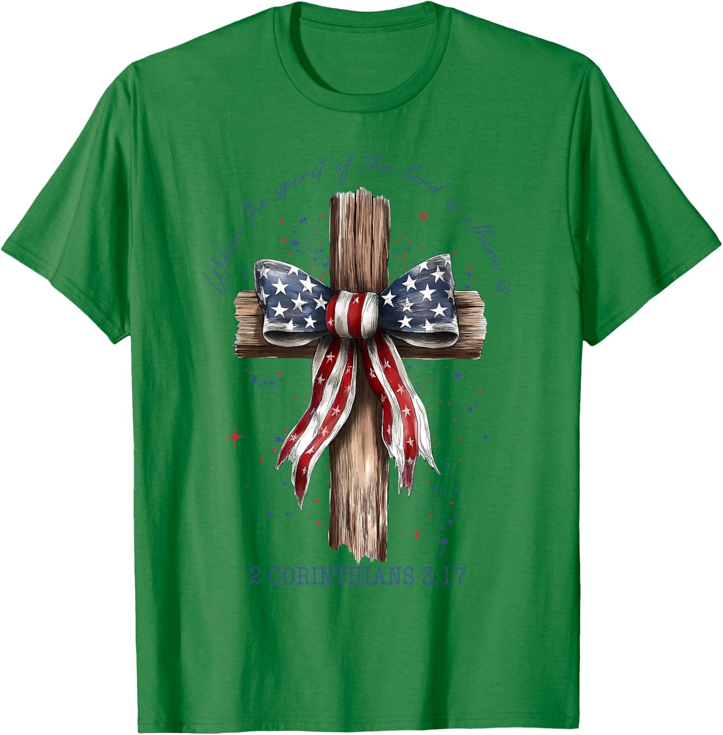 Flag Cross T-Shirt - T-Shirt | Irish Green