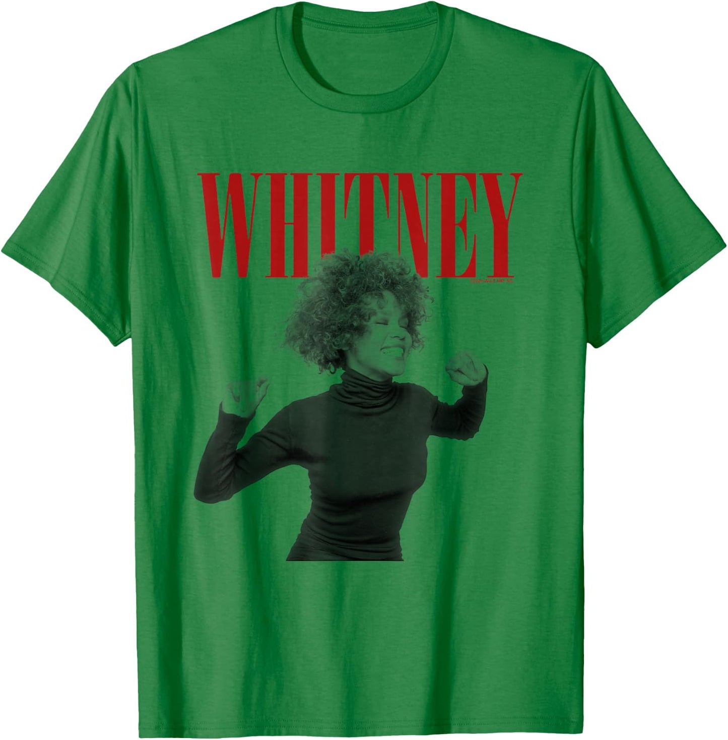 Whitney Houston Wanna Dance T-Shirt - T-Shirt | Irish Green