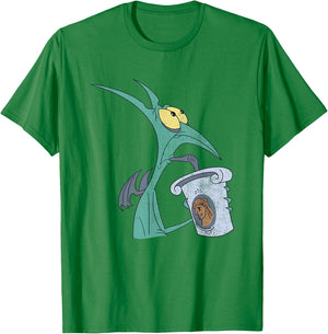 Disney Hercules I Am Panic Distressed Big Chest Portrait T-Shirt - T-Shirt | Irish Green