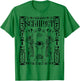Sacred Geometry Science Egyptian Goddess Sekhmet Ankh T-Shirt - T-Shirt | Irish Green