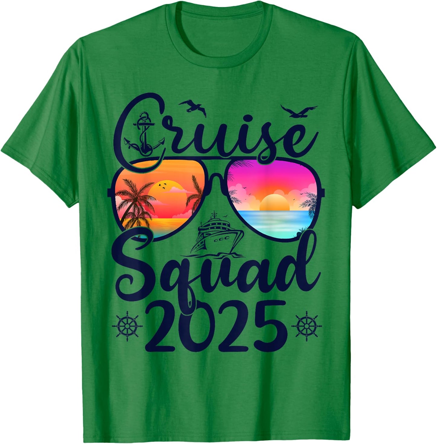 Cruise Squad 2025 Summer Vacation Matching Family Cruise T-Shirt - T-Shirt | Irish Green