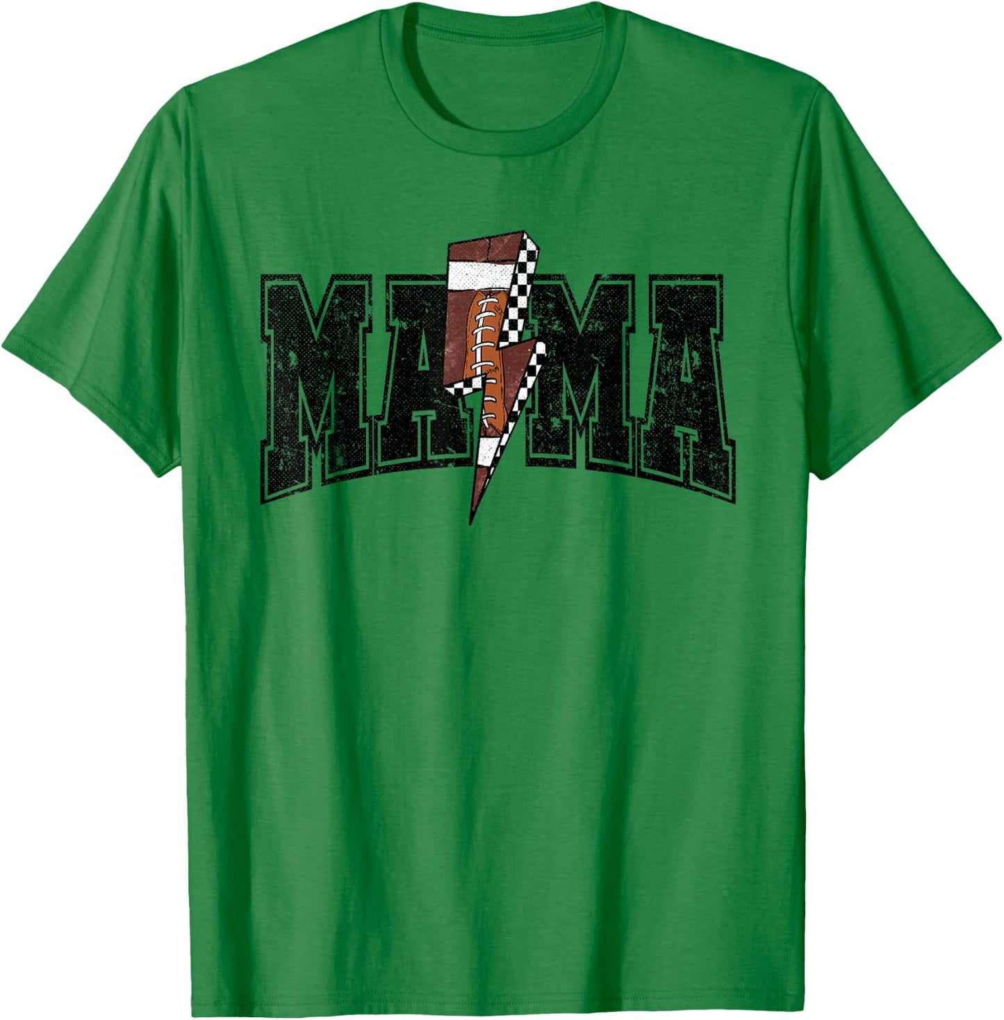 Vintage Football Mama T-Shirt - T-Shirt | Irish Green