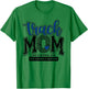 Track Mom Blue Track And Field Mama Runner Running Team T-Shirt - T-Shirt | Irish Green