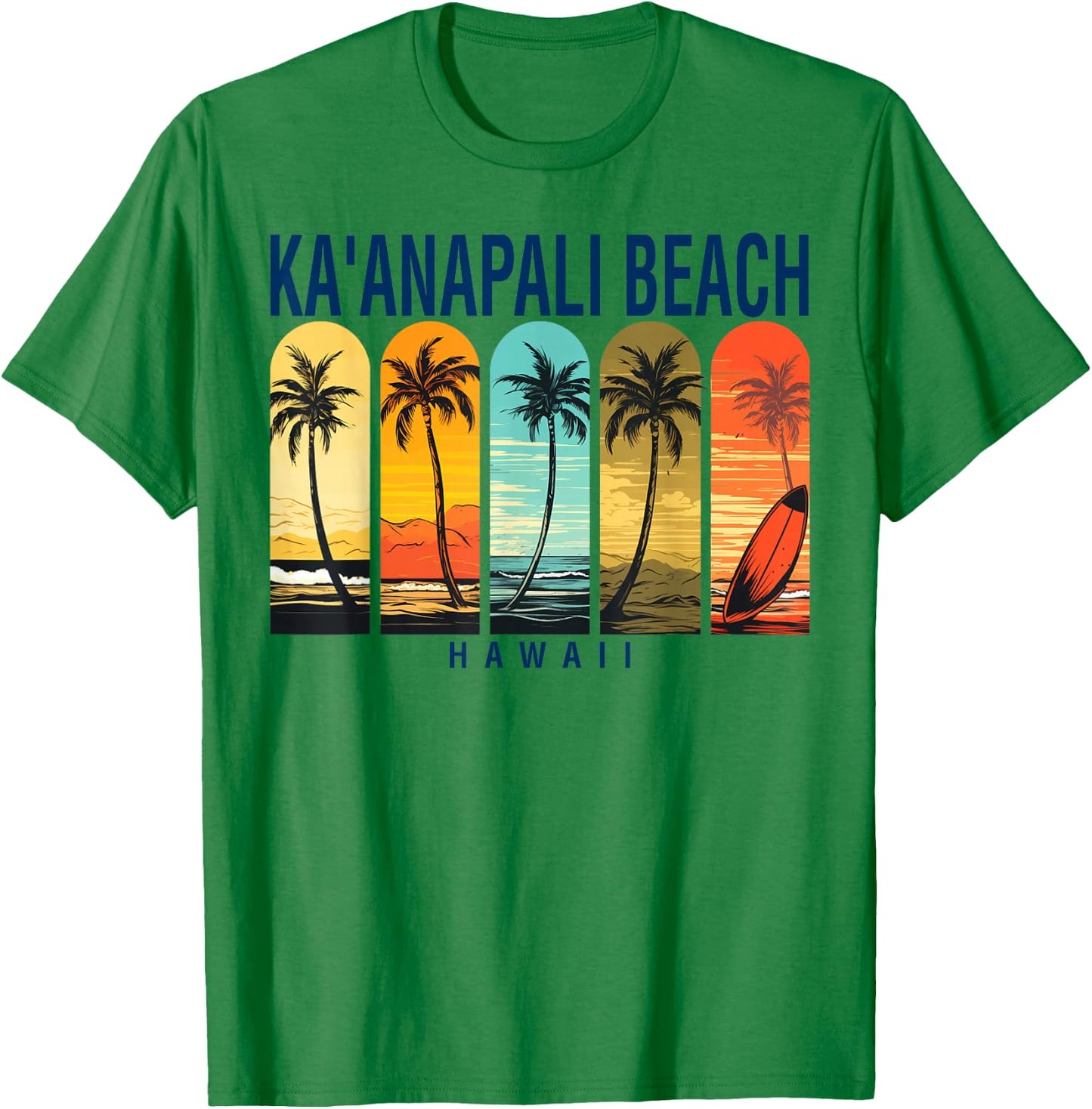 Kaanapali Beach Hawaii Men Beach Rider Women T-Shirt - T-Shirt | Irish Green