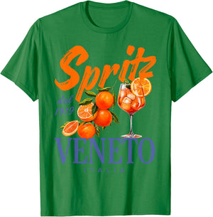 Spritz Veneto dal 1919 Italia Vintage Orange Men Women T-Shirt - T-Shirt | Irish Green