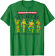 Teenage Mutant Ninja Turtles Character Group T-Shirt - T-Shirt | Irish Green