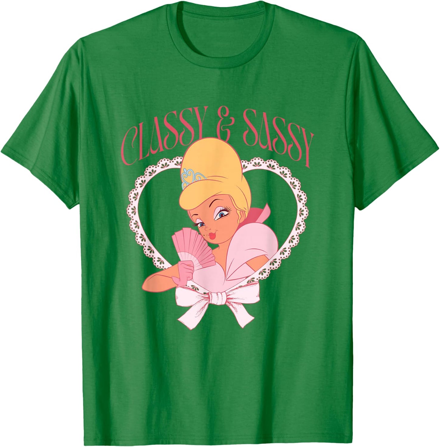 Disney The Princess And The Frog Charlotte Classy & Sassy T-Shirt - T-Shirt | Irish Green
