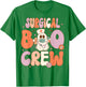 Surgical Boo Crew Nurse Funny Halloween Easy Costume T-Shirt - T-Shirt | Irish Green
