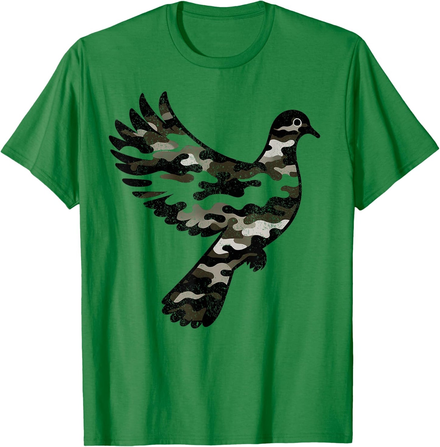 Dove Hunting Season Camouflage Dove Hunter T-Shirt - T-Shirt | Irish Green