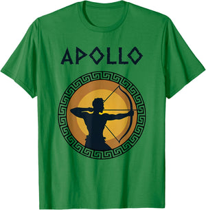Apollo Ancient Greek God T-Shirt - T-Shirt | Irish Green