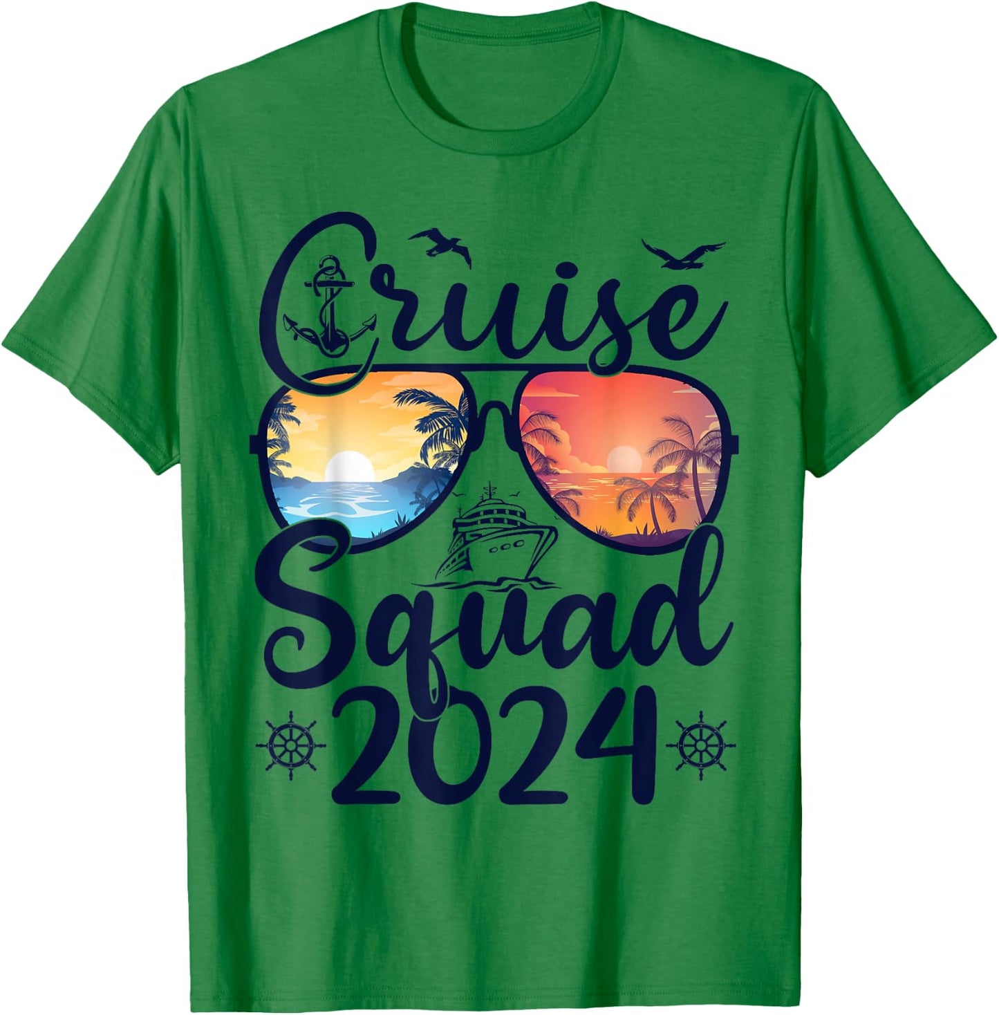 Cruise Squad 2024 Summer Vacation Matching Family Cruise T-Shirt - T-Shirt | Irish Green