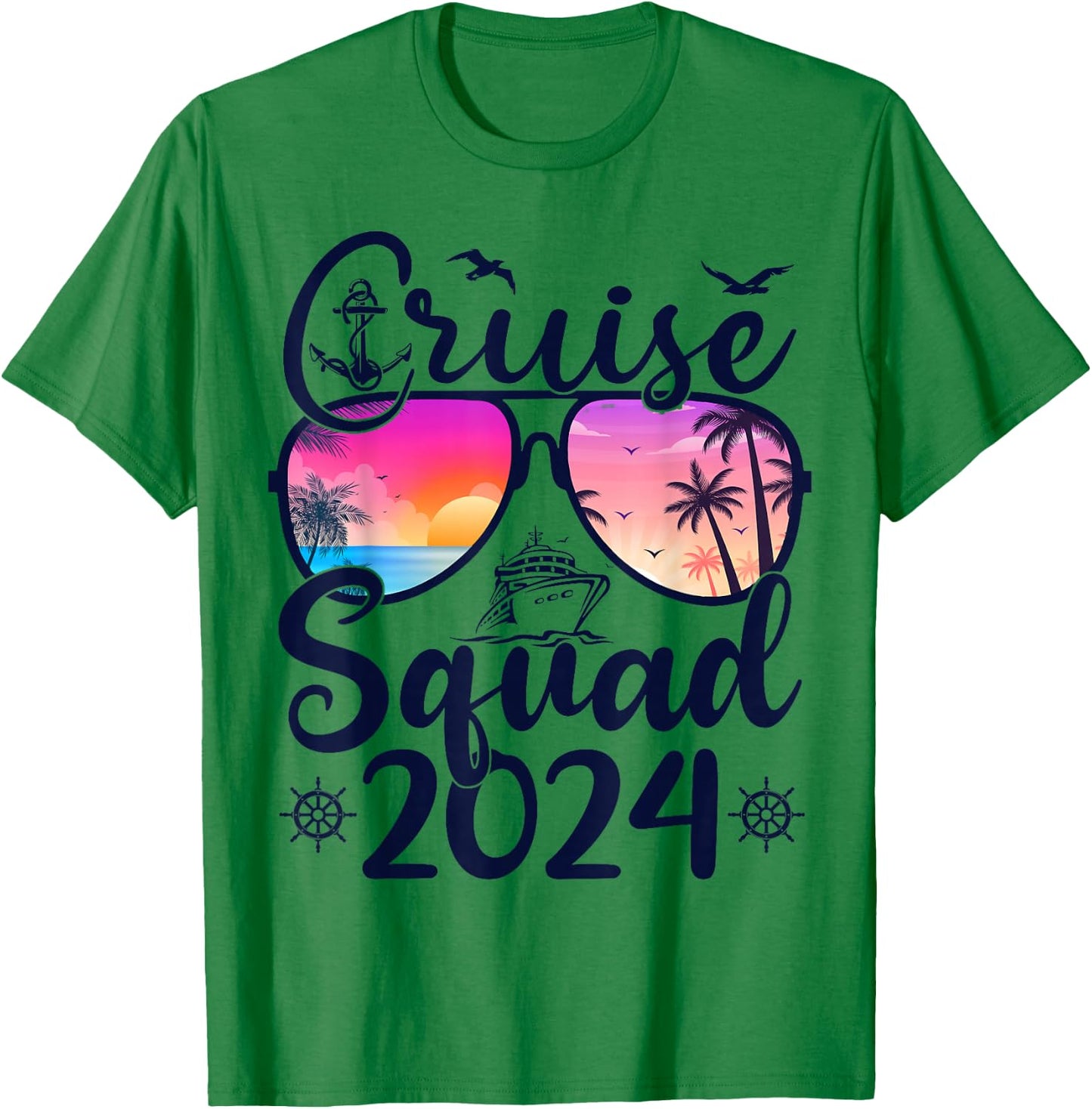 Cruise Squad 2024 Summer Vacation Matching Family Cruise T-Shirt - T-Shirt | Irish Green
