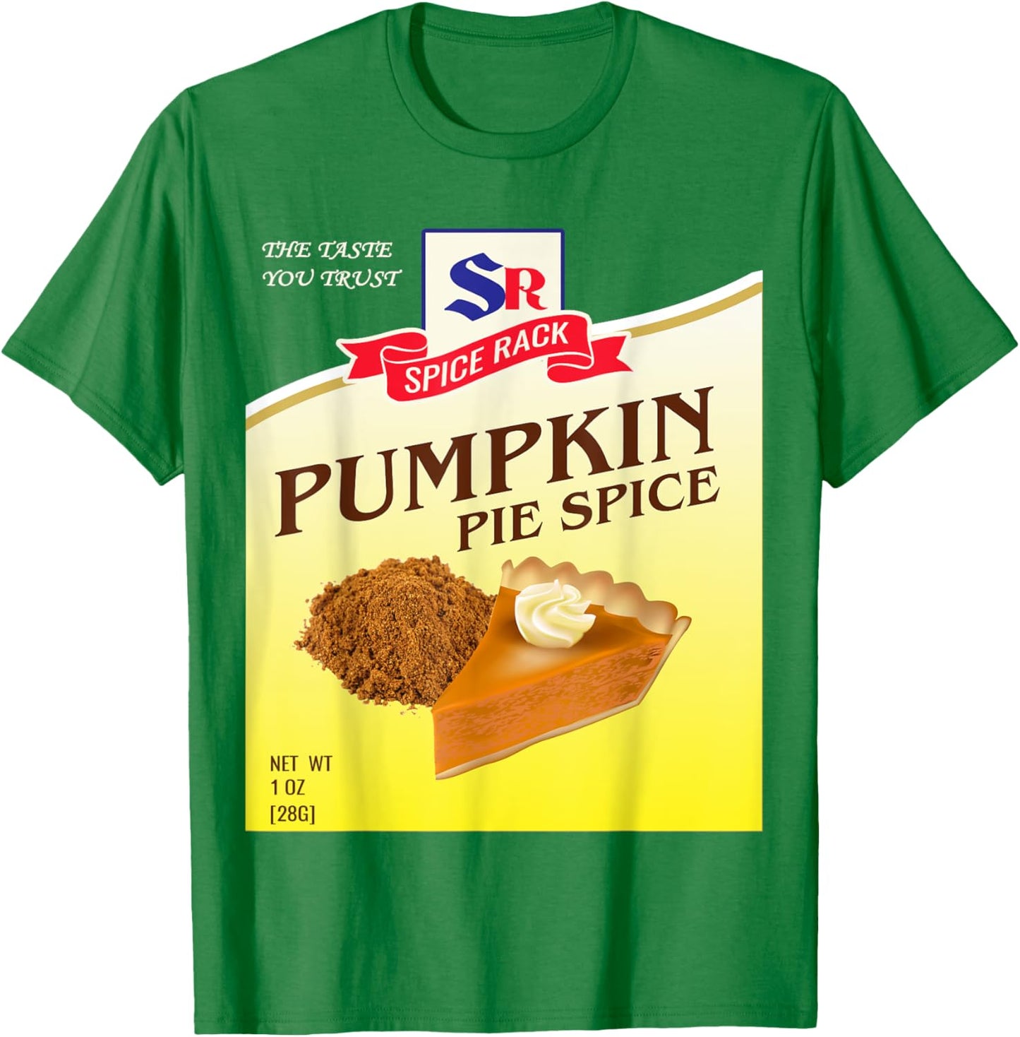 Pumpkin Pie Spice Halloween Costume Unique Fun Foodie T-Shirt - T-Shirt | Irish Green