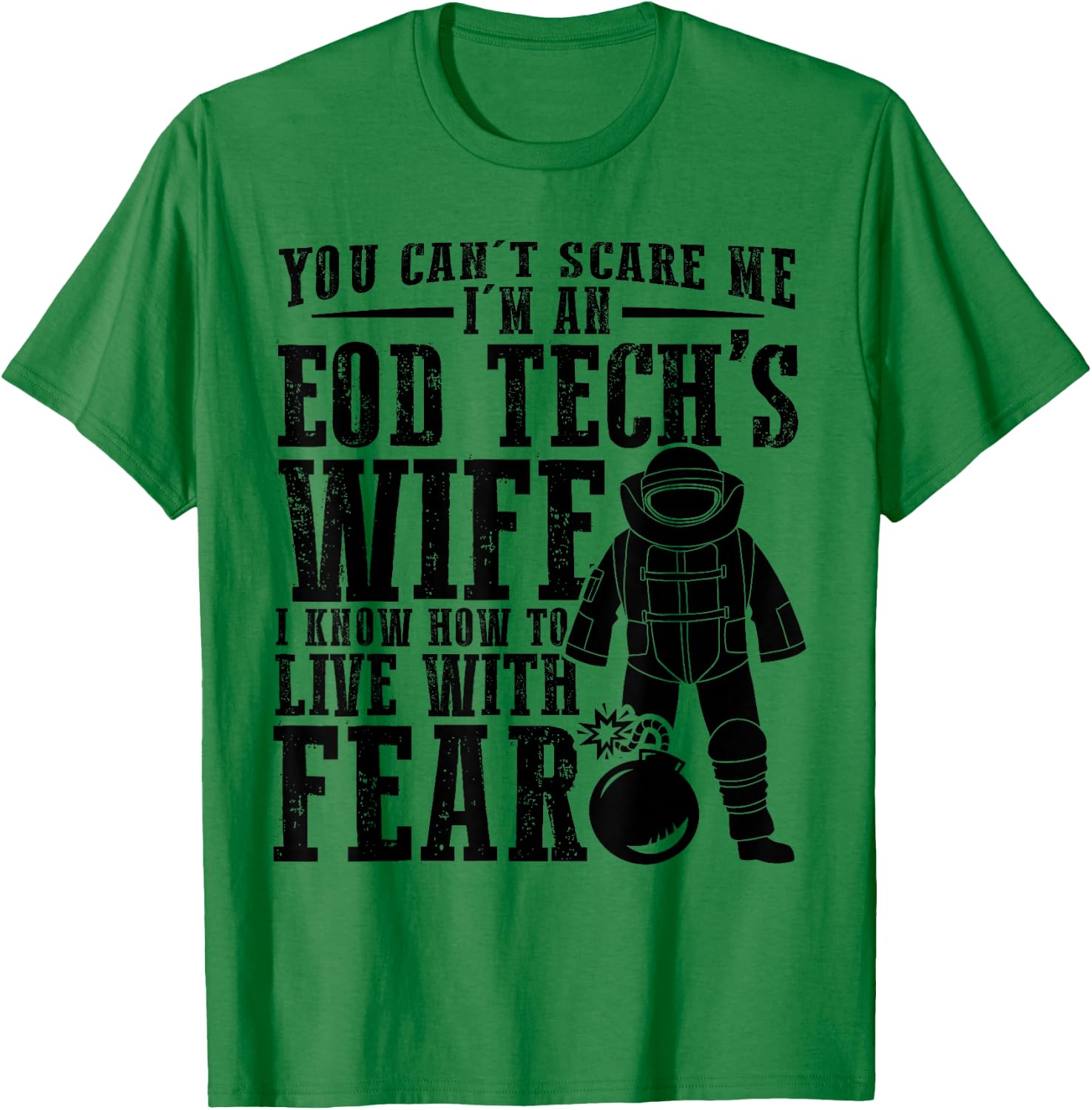 US EOD Tech Ordnance Corps Explosive Ordnance Disposal T-Shirt - T-Shirt | Irish Green