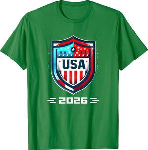 USA 2026 Go United States Sport USA Team 2026 USA T-Shirt - T-Shirt | Irish Green