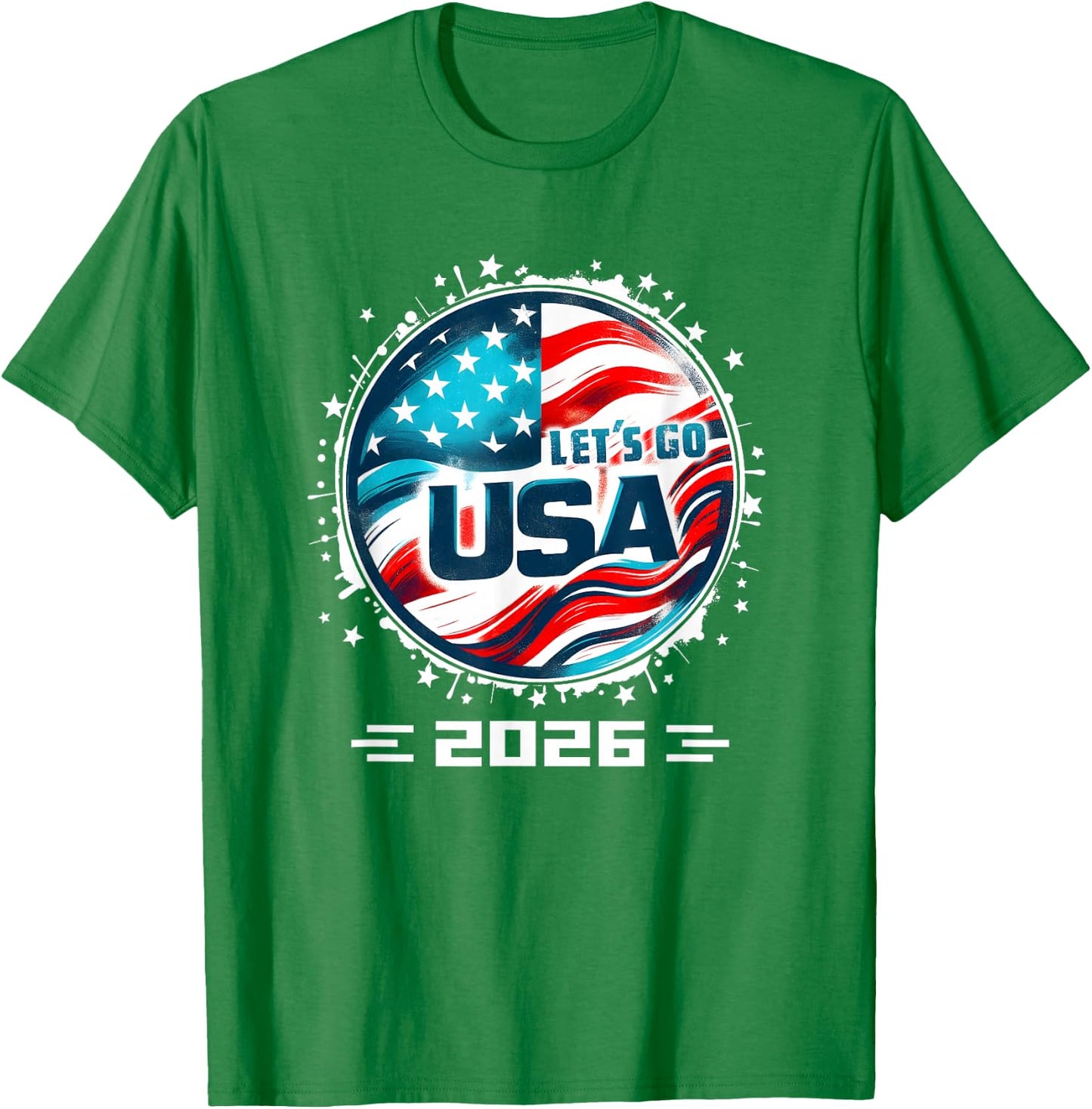 USA 2026 Go United States Sport USA Team 2026 USA T-Shirt - T-Shirt | Irish Green