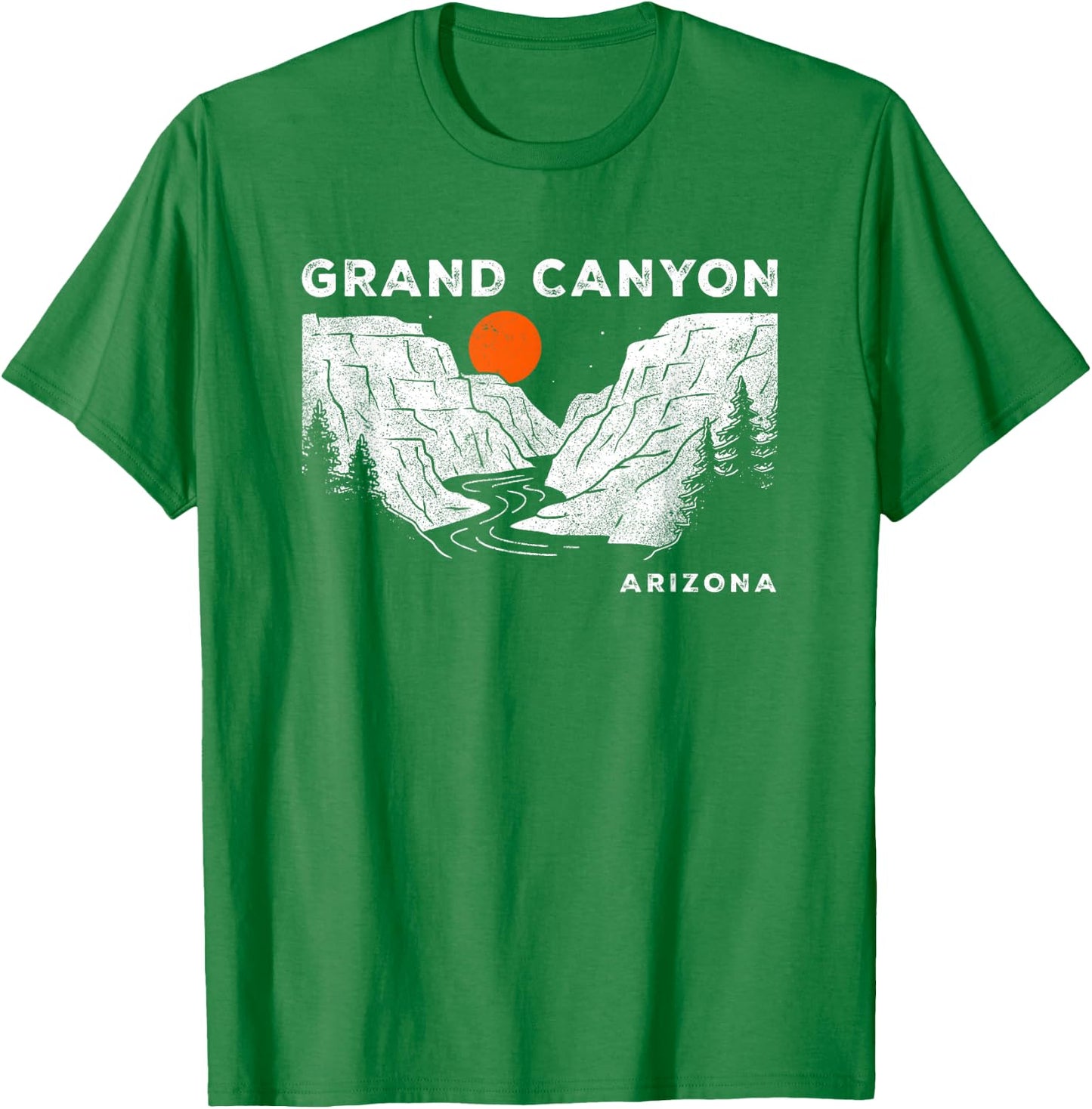 Vintage Grand Canyon National Park Arizona Men Kids T-Shirt - T-Shirt | Irish Green