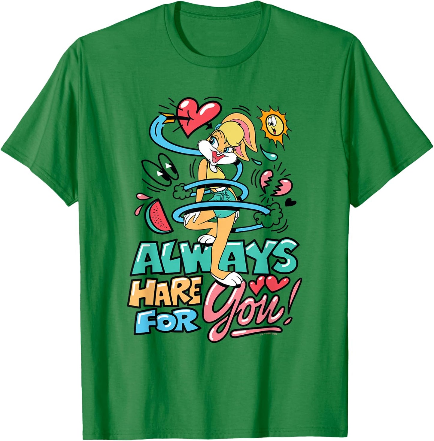 Looney Tunes Lola Bunny Always Hare for You T-Shirt - T-Shirt | Irish Green