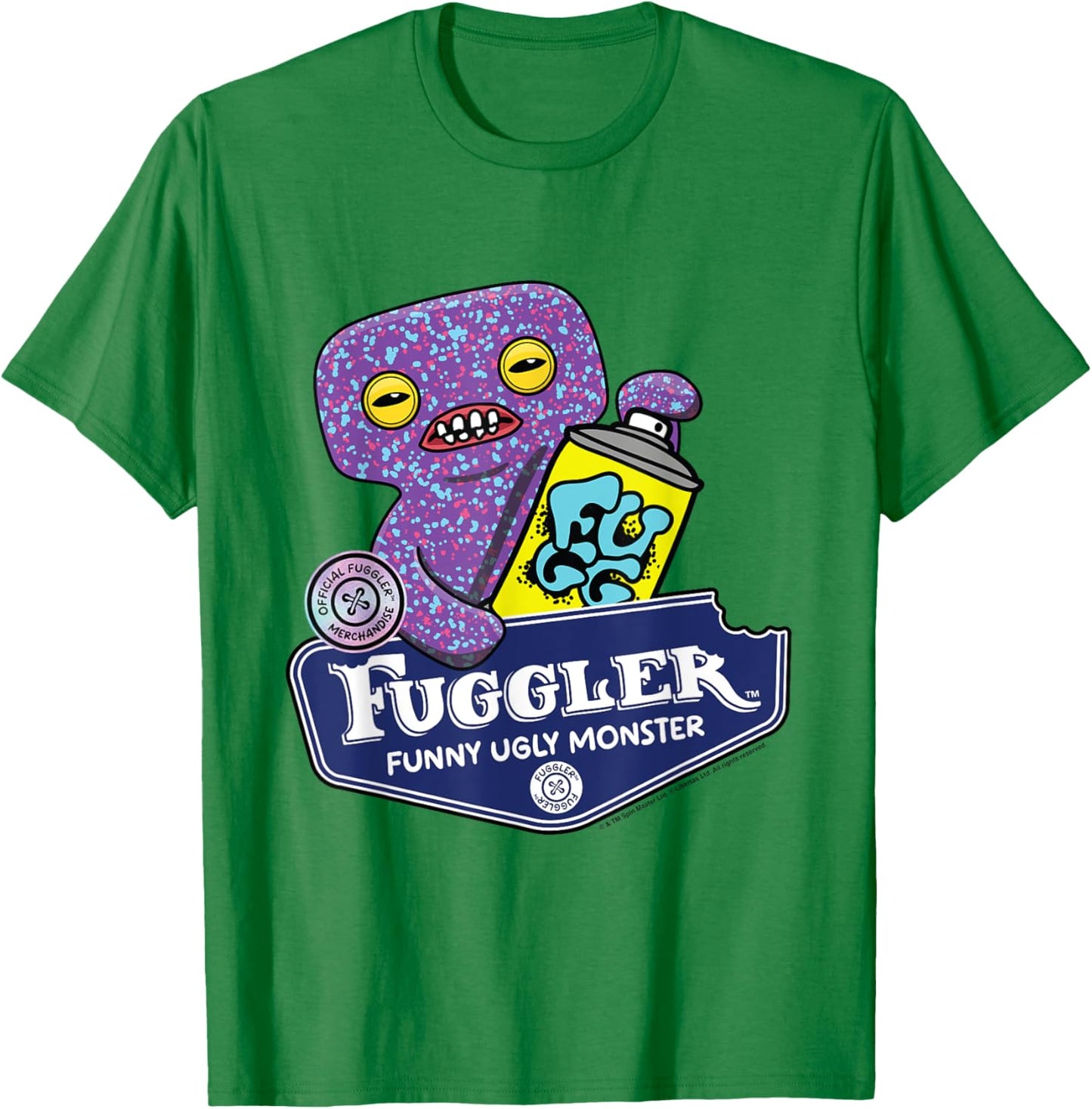 Fuggler Squidge Funny Ugly Monsters T-Shirt - T-Shirt | Irish Green