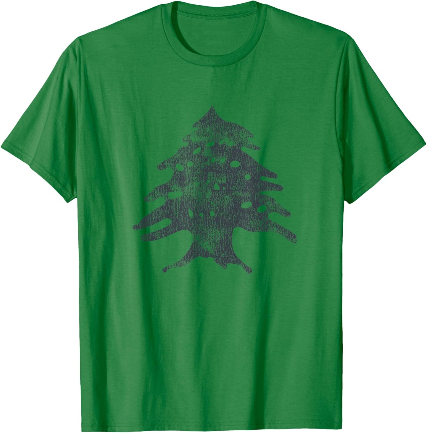 Retro Lebanese Flag of Lebanon Souvenir T-Shirt - T-Shirt | Irish Green