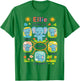 Cute Elephant Ellie Splash Paint Sing Stomp Play T-Shirt - T-Shirt | Irish Green