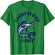 Clearwater Beach Florida USA Fishing Design Women Kids T-Shirt - T-Shirt | Irish Green