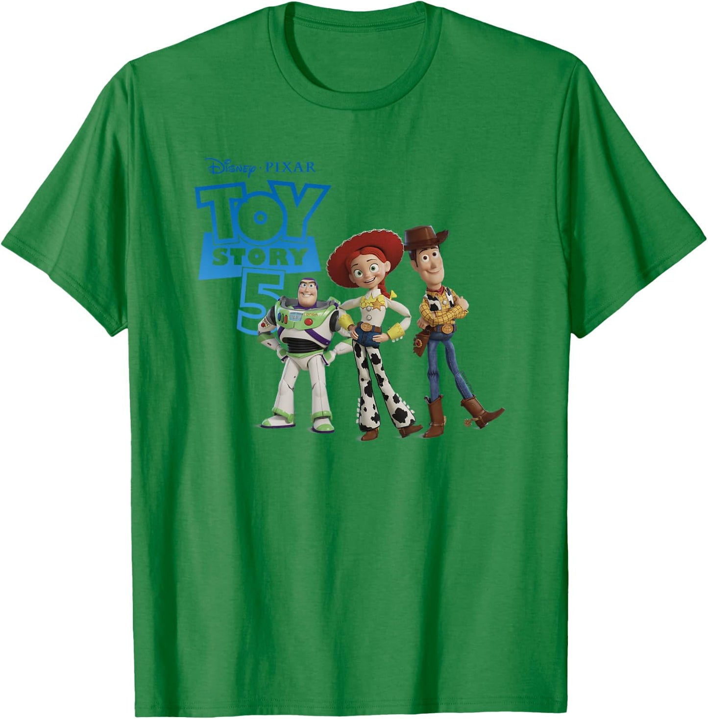 Disney Pixar Toy Story 5 Cute Trio Pose T-Shirt - T-Shirt | Irish Green
