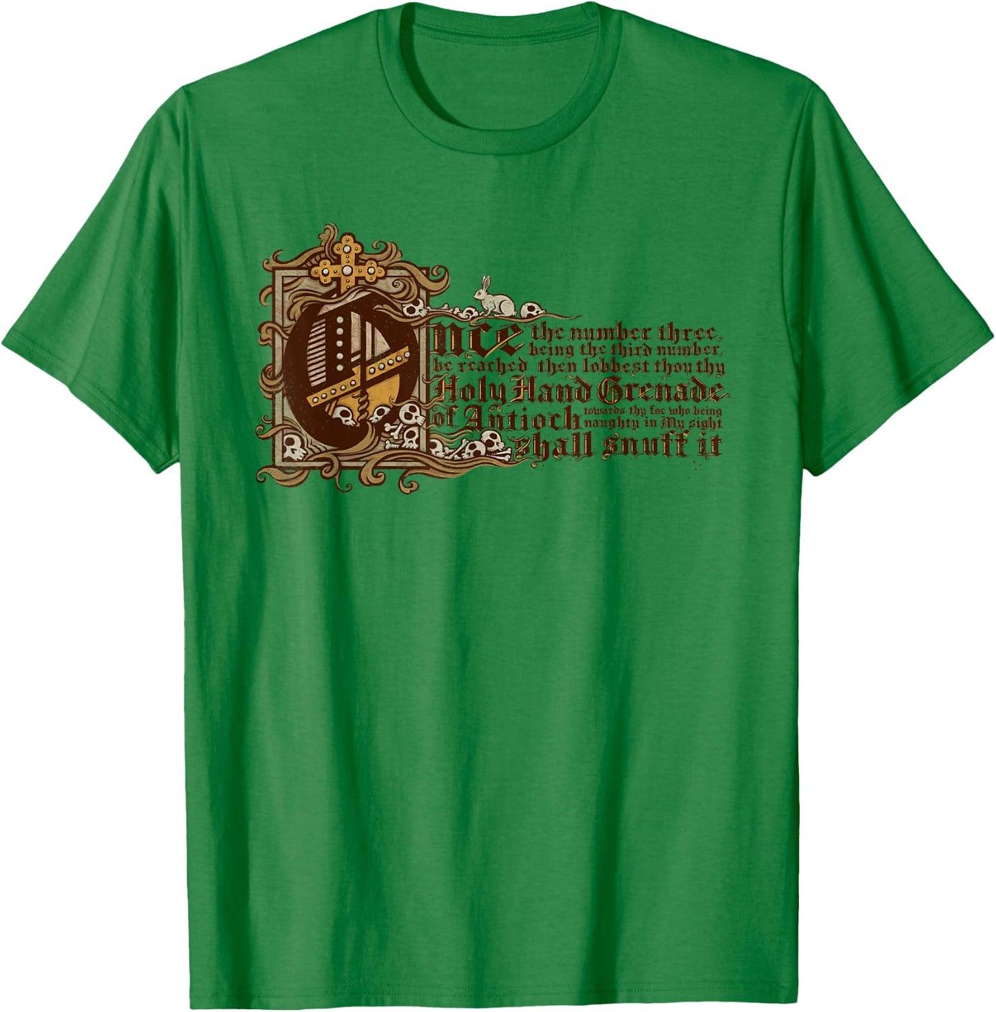 Holy Hand Grenade T-Shirt - T-Shirt | Irish Green