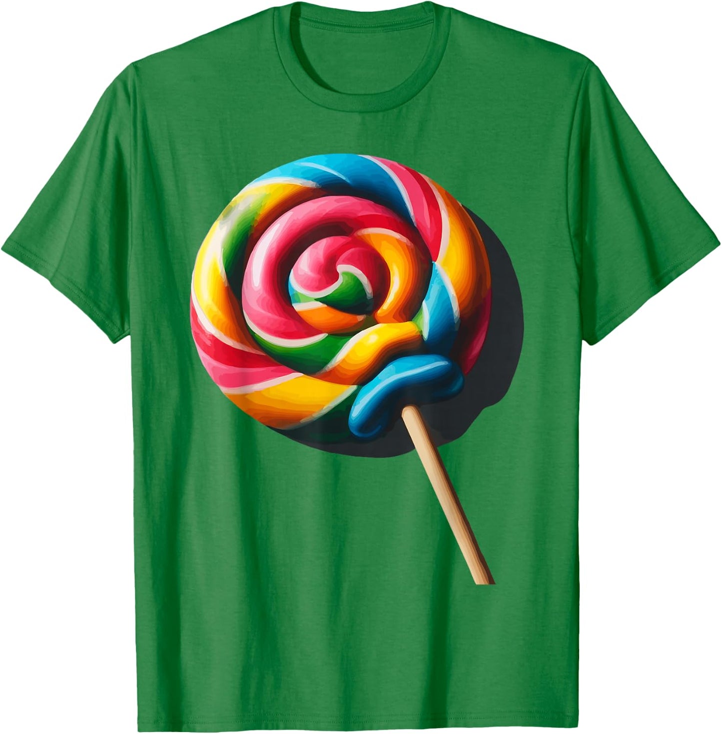 Lollipop Design Men Kids Lollipop Candy Lover T-Shirt - T-Shirt | Irish Green