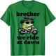 Forg Ride At Dawn Funny Frog Meme Riding Motorcycle Ironic T-Shirt - T-Shirt | Irish Green