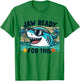 Jaw Ready For This Funny Shark Lover Pun Ocean Wildlife T-Shirt - T-Shirt | Irish Green