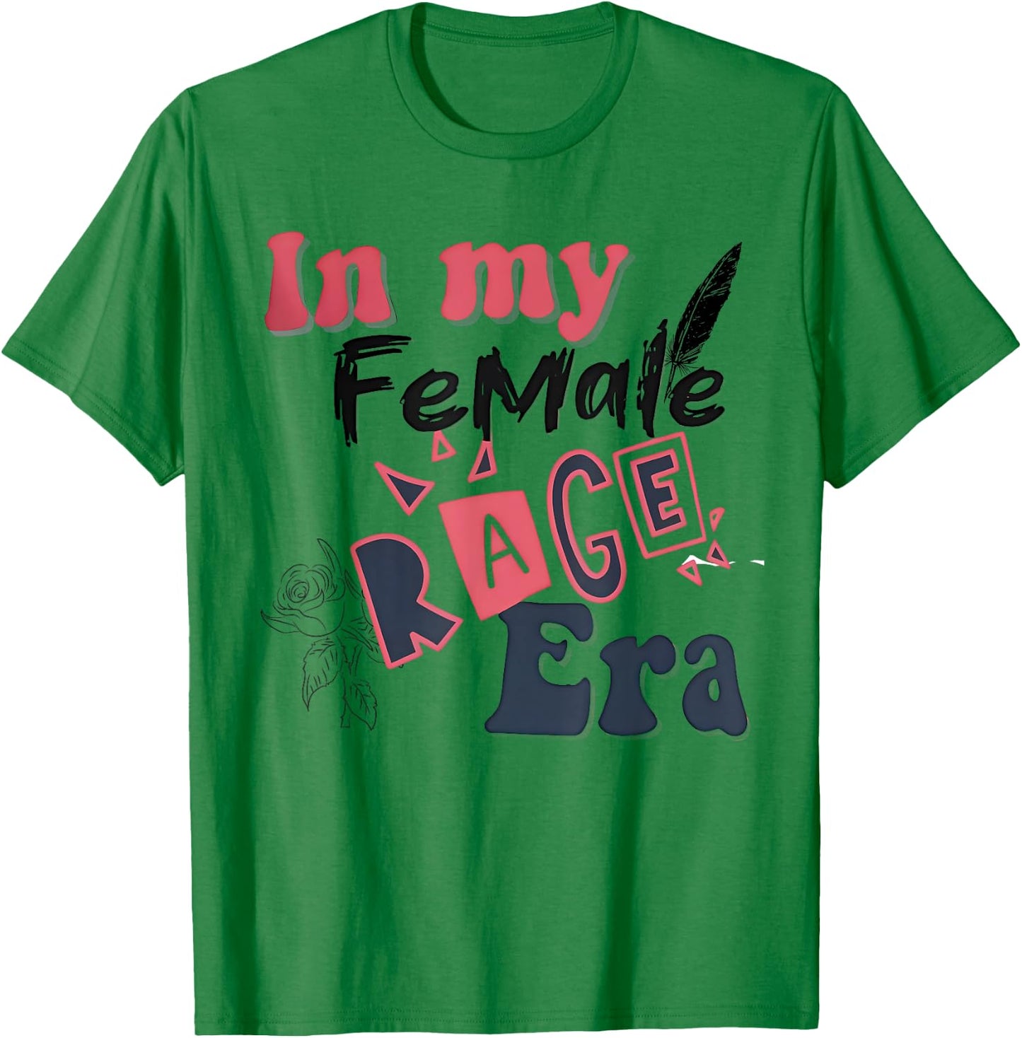 Retro In My Female Retro Rage Era Women Kids Meme T-Shirt - T-Shirt | Irish Green
