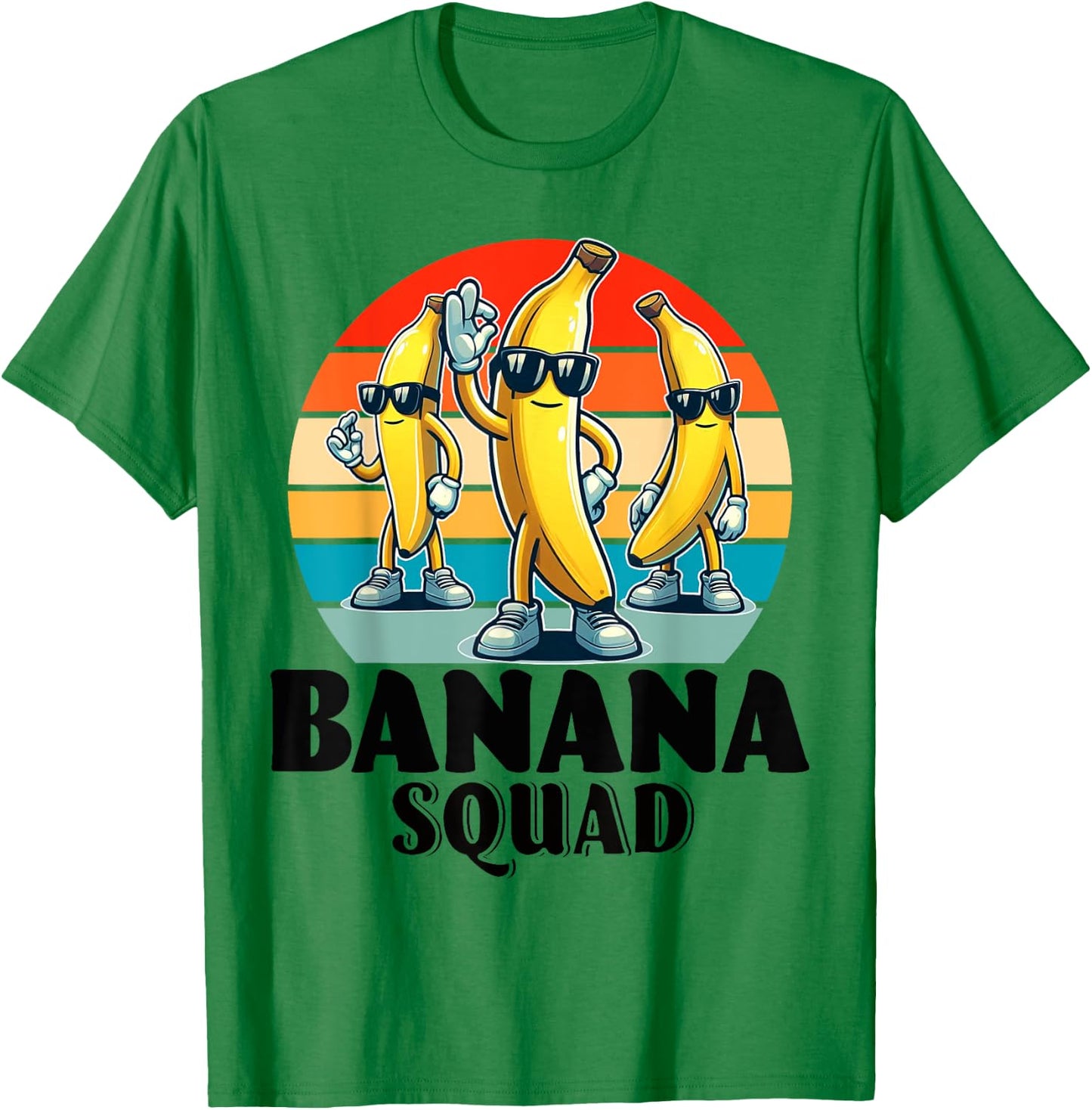 Bananas Shirt Men Women Cute Banana Gifts Funny Banana Squad T-Shirt - T-Shirt | Irish Green