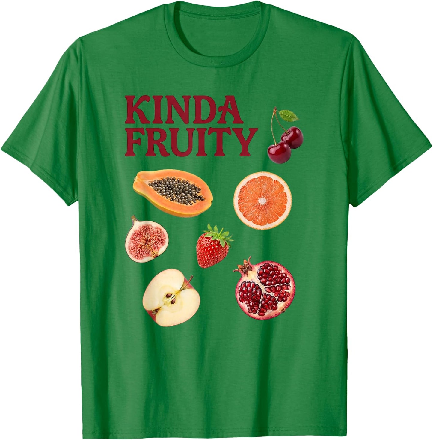Kinda Fruity Funny LGBTQ Pride Month Love is Love Fruit Meme T-Shirt - T-Shirt | Irish Green