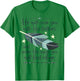 He Will Cover You With His Feathers And Under His Wings T-Shirt - T-Shirt | Irish Green