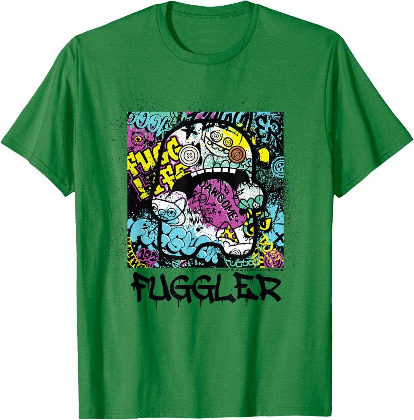 Fuggler Fugg Life Graffiti T-Shirt - T-Shirt | Irish Green