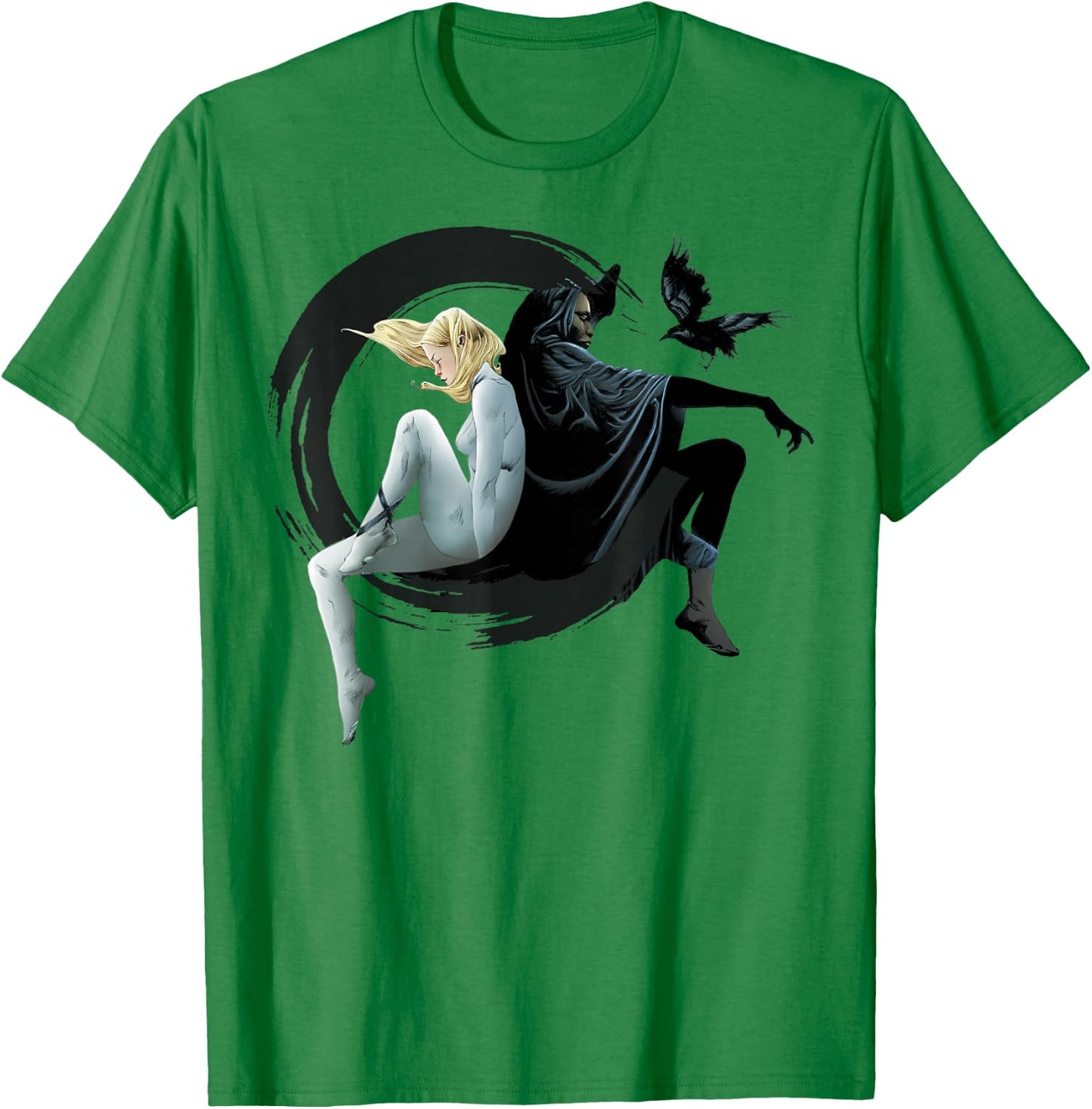 Marvel Cloak & Dagger Crescent Moon Graphic T-Shirt - T-Shirt | Irish Green