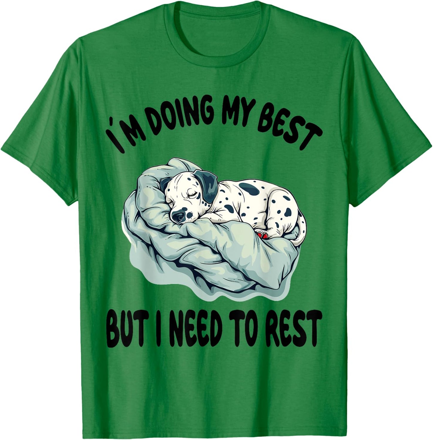 Dalmatian Official Sleepshirt Pajamas Nightgown T-Shirt - T-Shirt | Irish Green