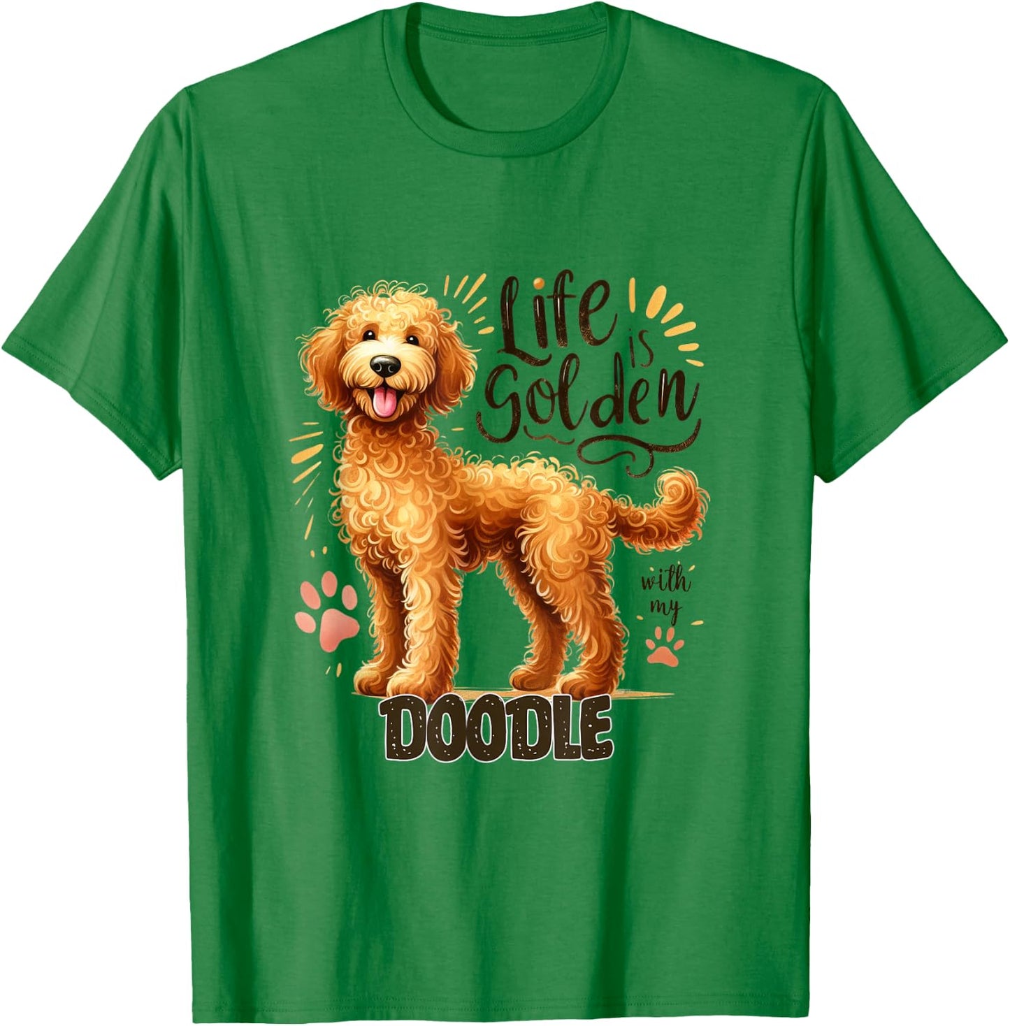 Labradoodle Bernedoodle Goldendoodle - Doodle Lover - Doodle T-Shirt - T-Shirt | Irish Green