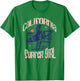 California Surfer Girl Beach Cute Summer T-Shirt - T-Shirt | Irish Green