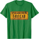 taxi cab License Number costume T-Shirt - T-Shirt | Irish Green