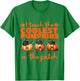 I Teach The Cutest Pumpkins Halloween Teacher Cat Lover T-Shirt - T-Shirt | Irish Green